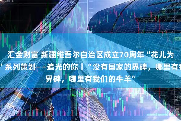 汇金财富 新疆维吾尔自治区成立70周年“花儿为什么这样红”系列策划——追光的你丨“没有国家的界碑，哪里有我们的牛羊”